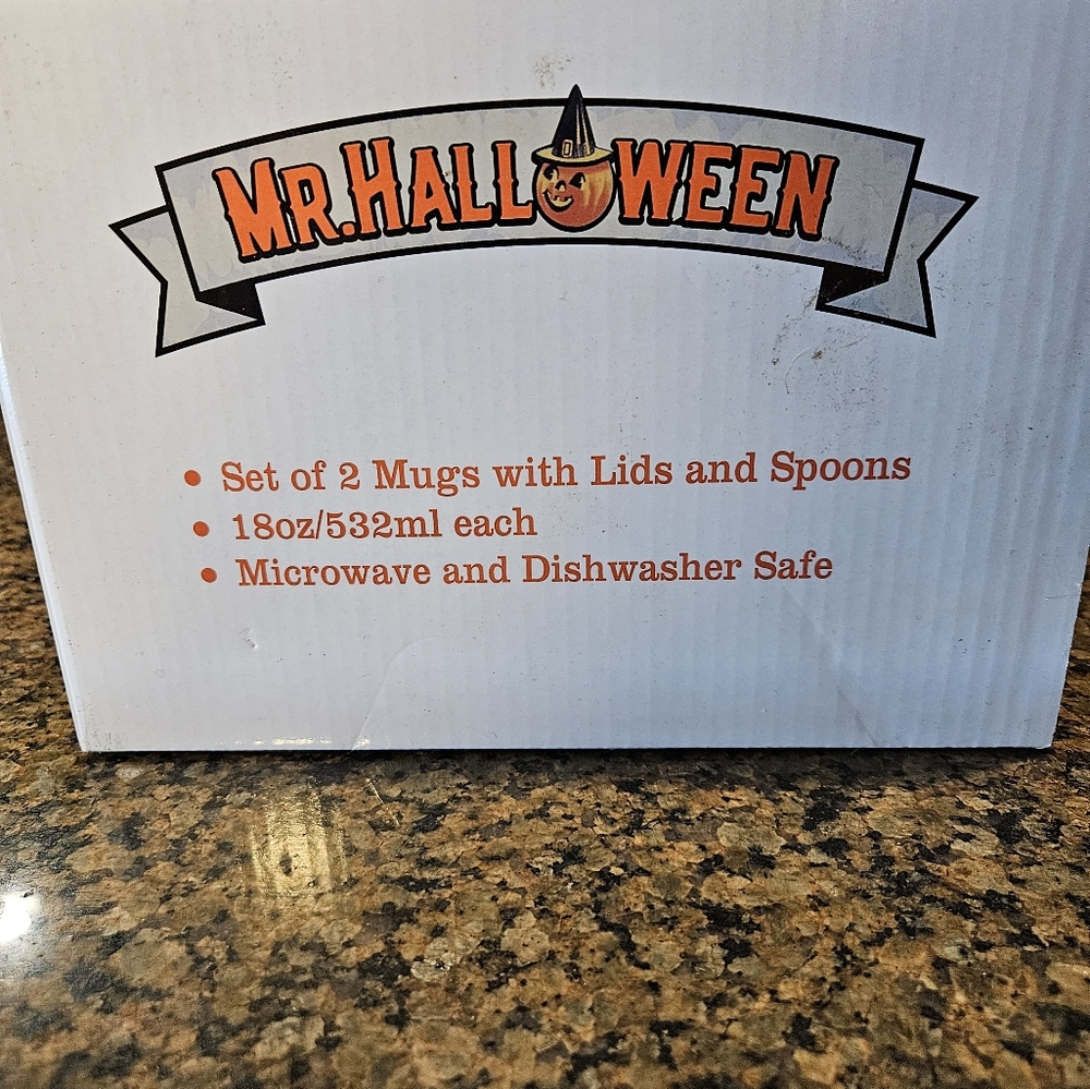 Mr. Halloween Candy Corn Mugs - Picture 2 of 9